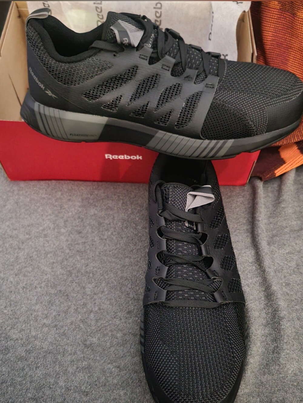 Reebok WorkFusion Flexweave Cage Composite Toe Mens Black Sz 10.5 NWT